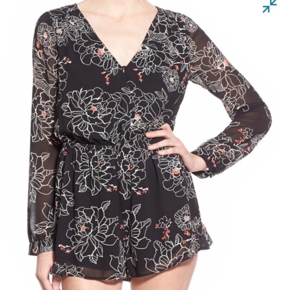 Surplice Front Romper